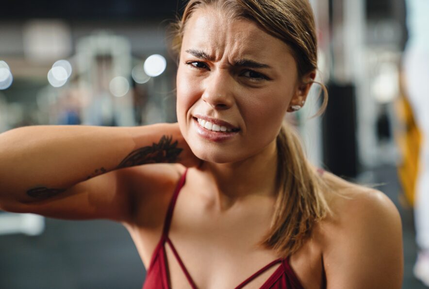 Neck pain treatment with Kinesiology